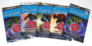 Chaotic Beyond The Doors Trading Card Game Pack Lot (5) First Edition