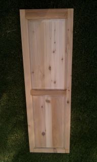 Custom Cedar Raised Panel Exterior Shutters