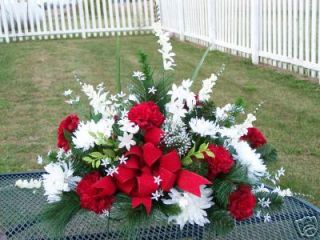 Christmas Cemetery Grave Tombstone Saddle Funeral
