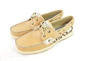 leopard print sperry boat shoes