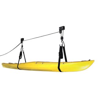 Kayak Lift Hoist Garage Ladder Canoe Hoists 100 lb Capacity Lifetime 