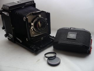 Topcon Horseman VH Topcor 65 lens 6x9 roll film holder