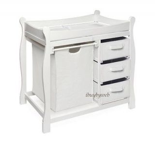 White Changing Table in Changing Tables