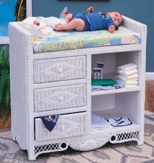 wicker changing table in Changing Tables
