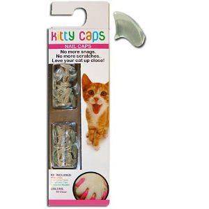 Kitty Caps Cat & Kitten Nail Caps, Clear, All Sizes Available