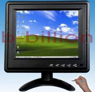   Car Reverse Display 2 AV RCA VGA POS Touch Screen TFT LCD Monitor
