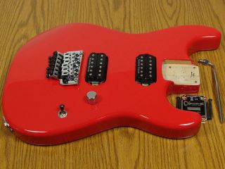 LOADED 2012 Charvel San Dimas Style Pro Mod 1 2H BODY Candy Red $100 