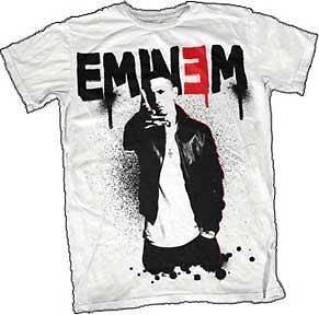 Eminem Sprayed Up Logo Hip Hop Rap Officially Licensed Adult T Shirt S 