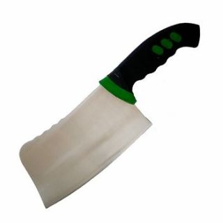 BST Meat Cleaver Knife Stainles​s Steel cap Blade shaped handle 