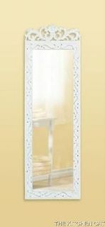 Shabby Wall Mirror distressed painted frame ornate French chic décor 