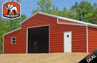Metal Barn   42 wide x 31 long x 12   Free Installation and 