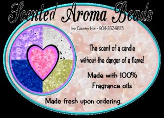 AROMA BEADS + Fragrance oil   U pk from 20 scents (H