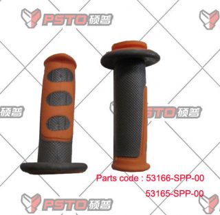 NEW ORANGE HANDLEBAR GRIPS SET PIT BIKE PSTO THUMPSTAR