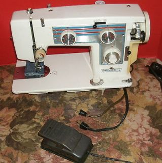 Universal 1776 Zigzag Decorative Sewing Machine Professional Tune up