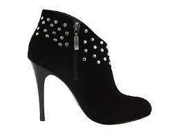 New Guess Fashion Ankle/Boots By Marciano Darela Black Suede Size 