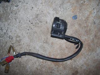96 Up Honda CMX250 Rebel,Left Bar Switch (no choke lever)