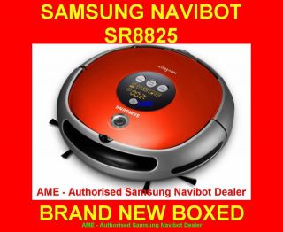   BOXED Samsung Navibot SR8825 Robotic Robot Vacuum Cleaner Hoover RED