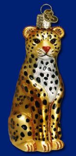 christmas ornament leopard