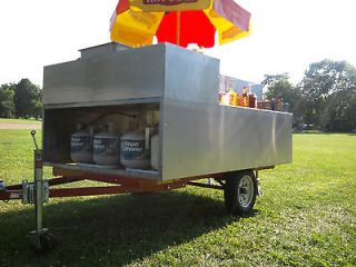 Hot Dog Cart / Food Vending Concession Trailer (GMC Jimmy add $1000)