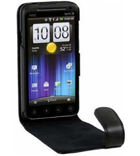   listed NEW LEATHER FLIP FOLIO CASE COVER FOR HTC EVO 3D 3VO SPRINT