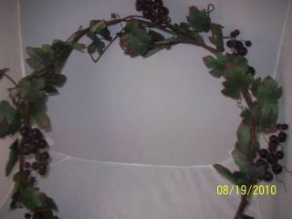 Grape Garland Vine Green Grapes 64 Vine Silk Leaves Beautiful 