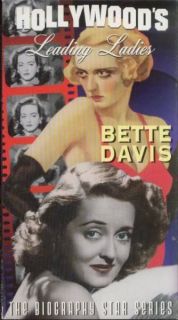 BETTE DAVIS   Scarce 1996 Biography VHS Video 