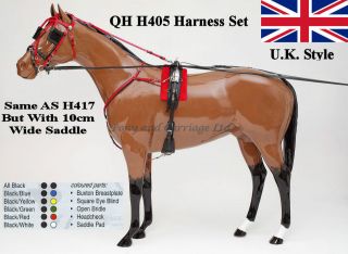 Zilco Trotting Racing Harness U.K Style H405 H406 Quick Hitch Or 