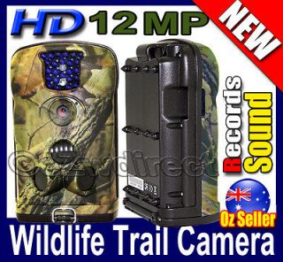   Latest 12MP Trail Hunting HD video Records Sound security Night Camera