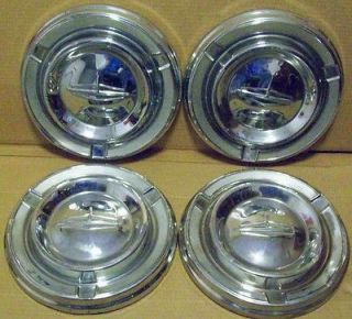 hubcaps wheel covers Oldsmobile 1962 62 poverty dog dish baby moons 