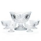   Silverwings dessert set 6 bowls serving dish J B Meakin collectable