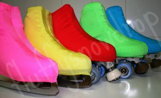 LYCRA WITH SHEEN SKATING BOOT COVERS/ ROLLER / FUNDAS DE PATINES 