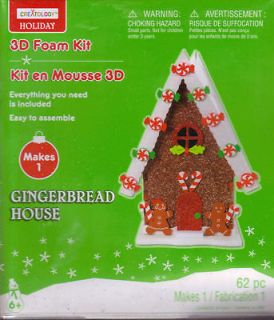 Creatology Holiday Foam Gingerbread House Activity Kit