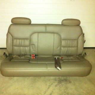 1995 1999 Chevy GMC Suburban Tan 3rd Row Bench Seat