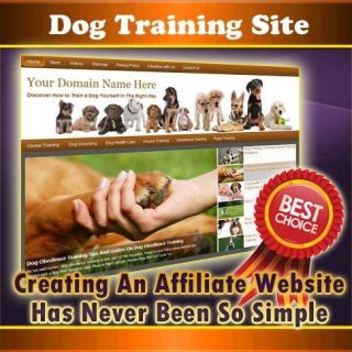 Online Dog Training Business Website For Sale Earn Money At Home 
