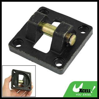 Hydraulic Pneumatic Cylinder Fixed Clevis Mounting Bracket Black w Pin