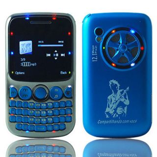   Triple standby Cheap TV mobile Cell phone Qwerty Keyboard Led light U