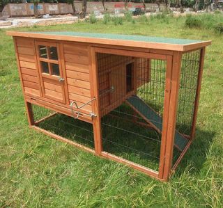 Pawhut Deluxe Wood Backyard Chicken Coop   Poultry Hen House Nesting 