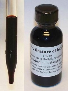 Tincture of iodine, 1 fluid ounce, 7% iodine