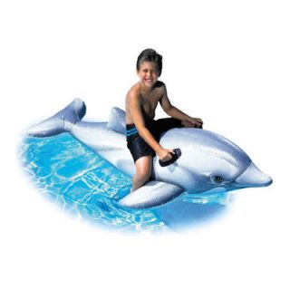 Giant Inflatable Dolphin Swimmng Toy Pool Float Raft