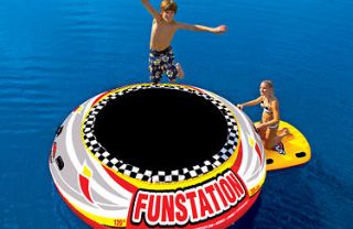 SportsStuff FUNSTATION Inflatable 10 Water Trampoline