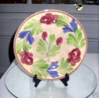 19th century Nimy spongeware plate impress