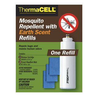 New ThermaCELL Mosquito Insect Repellent 12 Hour Refill EARTH Scent E1