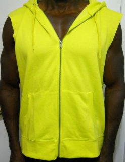 Urban Outfitters BDG Neon Yellow Hoodie Sweatshirt Size M L XL New Gym 