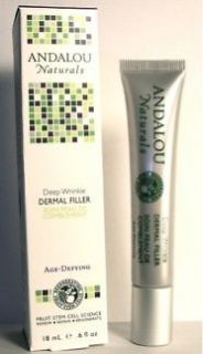 Andalou Naturals Deep Wrinkle Dermal Filler .6 fl oz (18)ml New