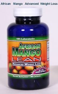 1200 mg Pure AFRICAN MANGO Irvingia Gabonensis Natural