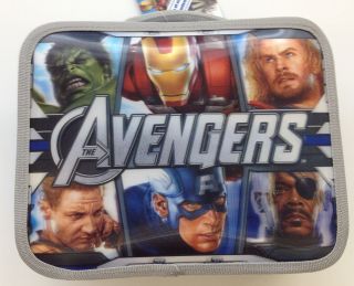   IRONMAN HULK THOR CAPTAIN Insulated Lunch Box Bag Container sandwich