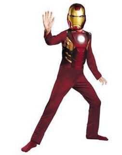   MARK VII costume dress up Size 7/8 10/12 Iron Man Avengers mask
