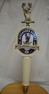 New Alexander Keiths Traditional Lager 11.25 Wooden Tap Handle 30Day 