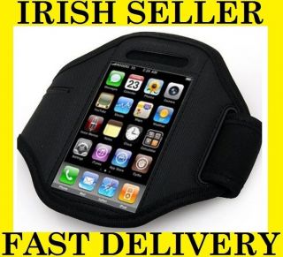 Black Running Sports Gym Armband Case Cover For Apple iPhone 5 5TH 