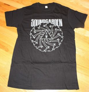 SOUNDGARDEN Black Shirt BADMOTORFINGER logo many sizes